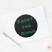 Faites confiance à la rivière - Sticker (Enveloppe)