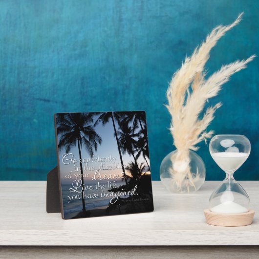 Faites confiance à Thoreau Citer Petite Plaque Pho (Insitu)