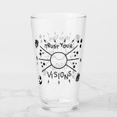 Faites confiance à vos visions Coupe de verre (Dos)