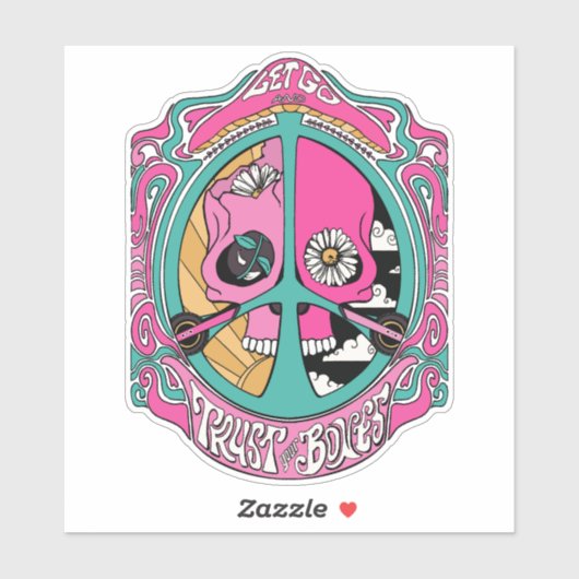 Faites confiance à votre Sticker Bones (Feuille)