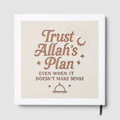 Faites confiance au plan d’Allah Journal islamique (Verso)