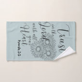 Faites confiance au Seigneur avec tout votre coeur (Serviette à main)