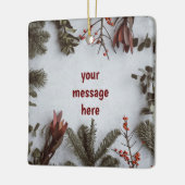 * FAITES DE CECI VOTRE PROPRE* ORNEMENT CÉRAMIQUE  (Gauche)