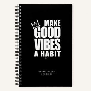 FAITES DE GOOD VIBES UN HABIT Carnet Spiral