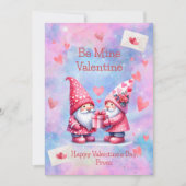 Faites de moi votre Saint Valentin - Nains Carte d (Devant)