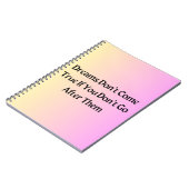 Faites de vos rêves un véritable Carnet d'inspirat (Côté gauche)