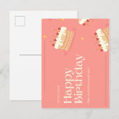 Faites de votre anniversaire une grande invitation (Devant / Derrière)