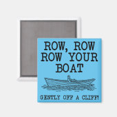 Faites Deriver Votre Bateau D'une Falaise Magnet F (Recto/Verso)