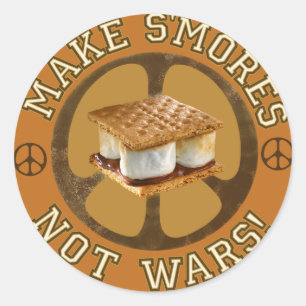 Faites des Stickers S'mores not Wars