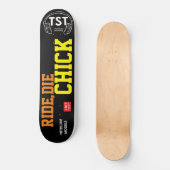 FAITES DU SKATEBOARD CHIC RIDE DIE (Recto)