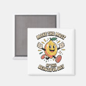 Faites-en le maximum – Magnet Frigo Citron (Recto/Verso)