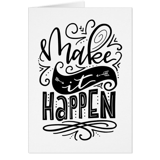 Faites en sorte que cela arrive (Devant)