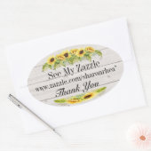 Faites-en votre propre Sticker Sunflower (Enveloppe)