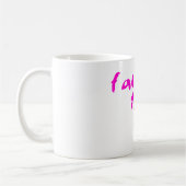 Faites face à la tasse occidentale blanche/rose (Gauche)