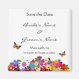 Faites gagner la date - aimant de mariage