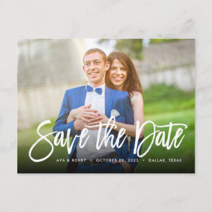 Faites gagner la date *Engaging la carte postale