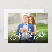 Faites gagner la date *Engaging la carte postale (Devant / Derrière)