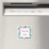 Faites gagner la date, magnet de frontière de (In Situ (Lave-vaisselle))