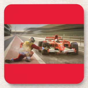 Faites glisser les dessous de verre de course. Ens