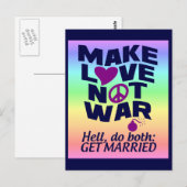 Faites la carte postale de coutume de guerre (Devant / Derrière)