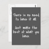 Faites la meilleure carte postale de devis Inspira (Devant / Derrière)