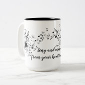 Faites la tasse de musique (Devant gauche)