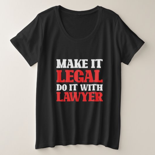 Faites-le avec un avocat (Design devant)