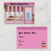 Faites le carte de visite cuire au four du style (Devant / Derrière)