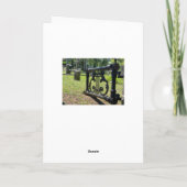 Faites-le compter Angel de la mort Carte de voeux  (Dos)