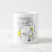 'Faites-le devenir viral' jumbo mug (Devant)