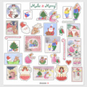 Faites-le Joyeux ! Stickers de Noël (Feuille)