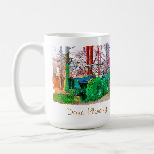 FAITES LE PLOWING CAFÉ MUG (Gauche)