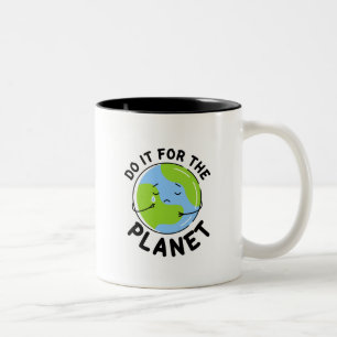 Faites-le pour la Mug à café à deux tons de la pla