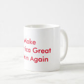 Faites le rouge de tasse de café de l'Amérique (Devant droit)