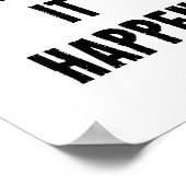 Faites-le se produire Poster des citations motivat (Coin)