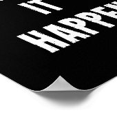 Faites-le se produire Poster des citations motivat (Coin)