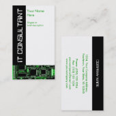 Faites le tour du vert 2" IL carte de visite de (Devant / Derrière)