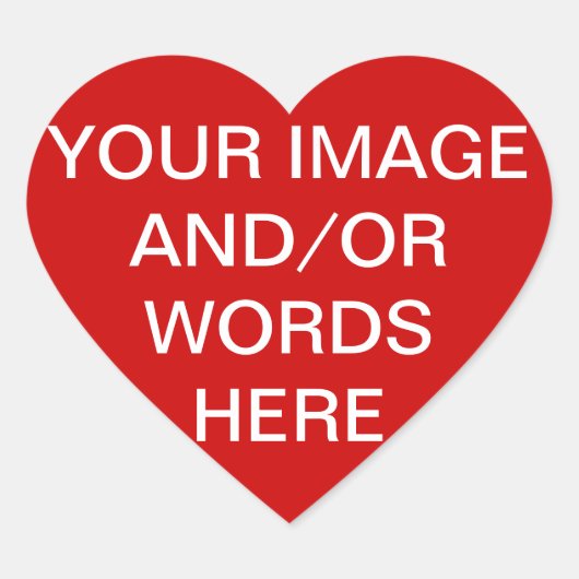 FAITES-LE VOUS-MÊME ~ 1,5" Stickers Coeur (Devant)