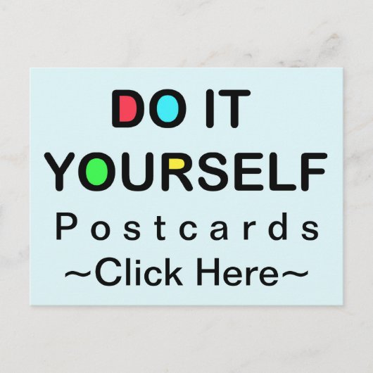FAITES-LE VOUS-MÊME ~ Carte postale (Devant)