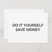 FAITES-LE VOUS-MÊME ~ Carte postale / Invitations (Devant / Derrière)