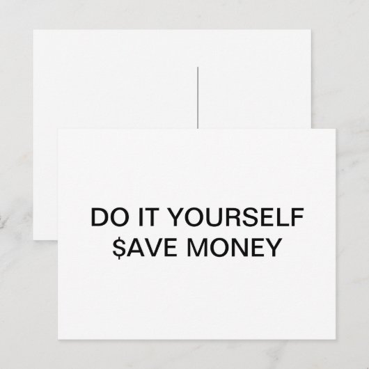 FAITES-LE VOUS-MÊME ~ Carte postale / Invitations (Devant / Derrière)