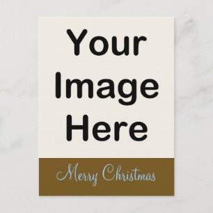 FAITES-LE VOUS-MÊME ~ Carte postale Noël / Or Fran