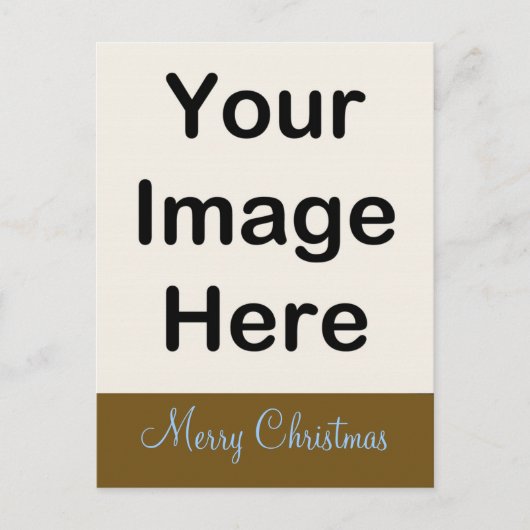 FAITES-LE VOUS-MÊME ~ Carte postale Noël / Or Fran (Devant)
