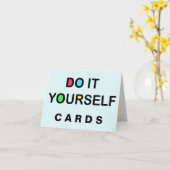 FAITES-LE VOUS-MÊME ~ Cartes de voeux / Cartes de  (Fleur jaune)