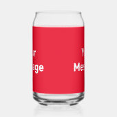 Faites-le vous-même Modèle de texte rouge et blanc (Droite)