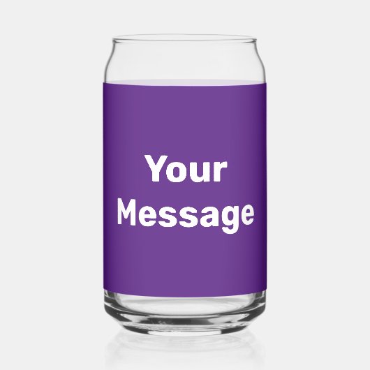 Faites-le vous-même Modèle de texte Royal violet & (Verso)