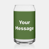 Faites-le vous-même Modèle de texte vert foncé et (Recto)