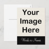 FAITES-LE VOUS-MÊME Noël de carte postale de ~ (Devant / Derrière)
