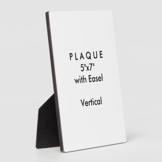 Faites-le vous-même - Plaque 5x7 avec Easel (Côté)