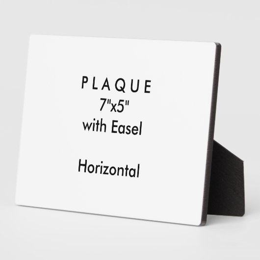 Faites-le vous-même - Plaque 7x5 avec Easel (Côté)